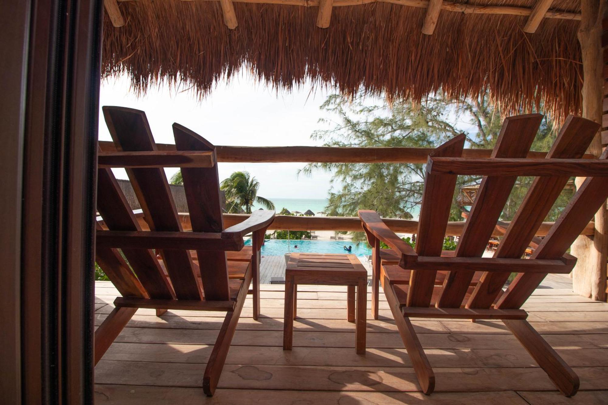 My Blue Hotel Holbox Exterior photo View from a room at the resort