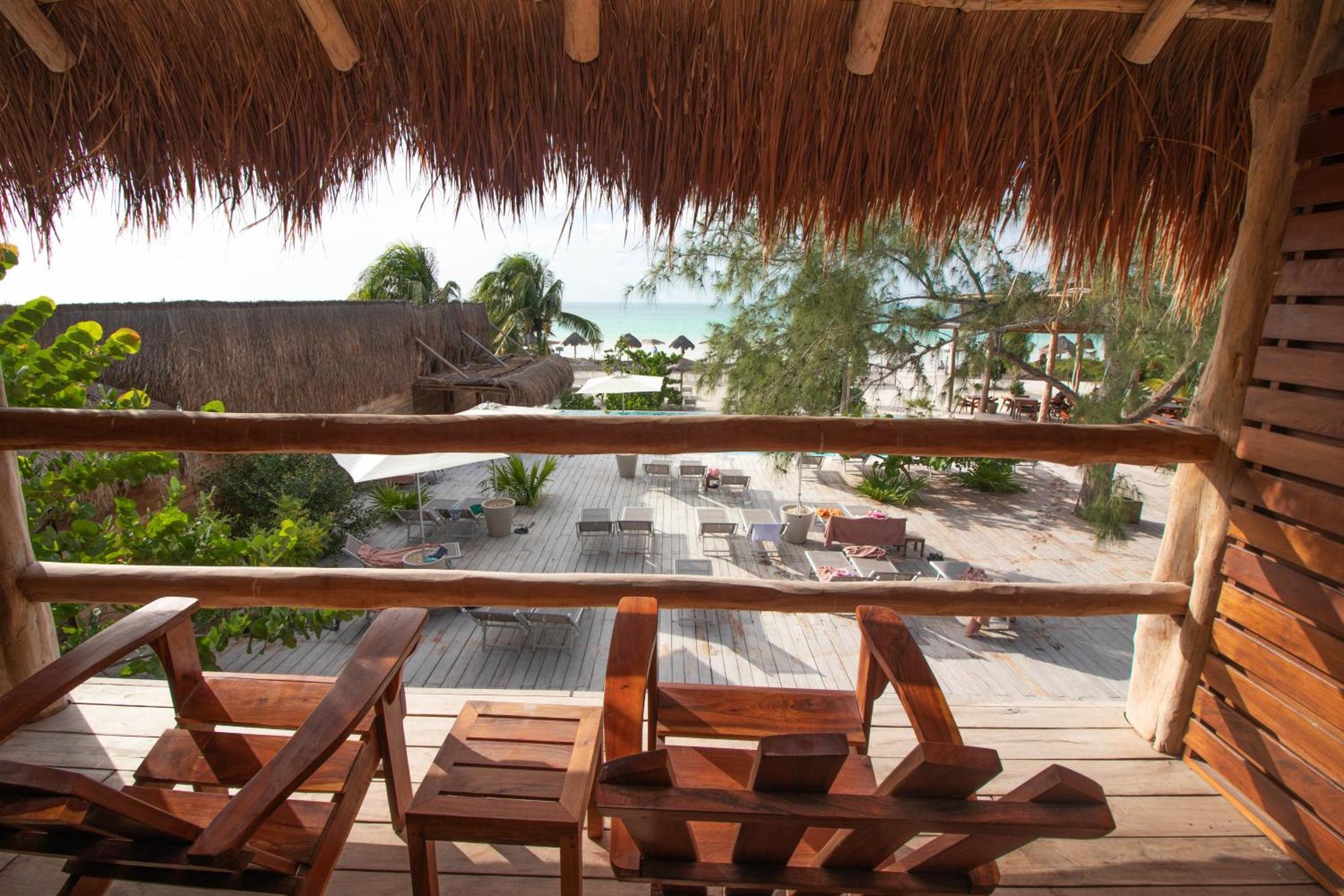 My Blue Hotel Holbox Exterior photo View from a hotel in Tulum